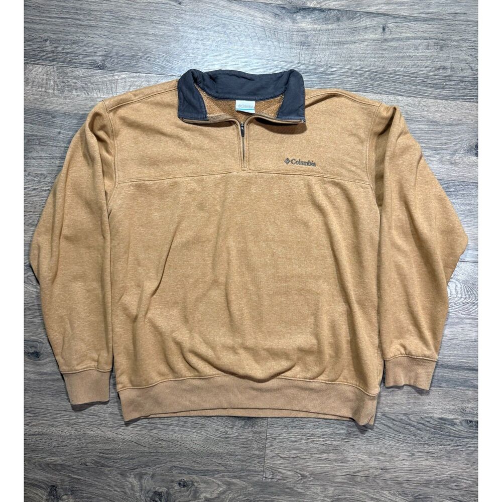 Brown Columbia Quarter Zip